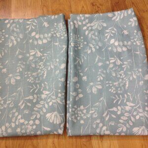 Pair of Rod Pocket Drapes 37" x 84"L